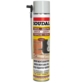 Купить Піна монтажна Soudal зимова 750 мл в интернет магазине Будуйка